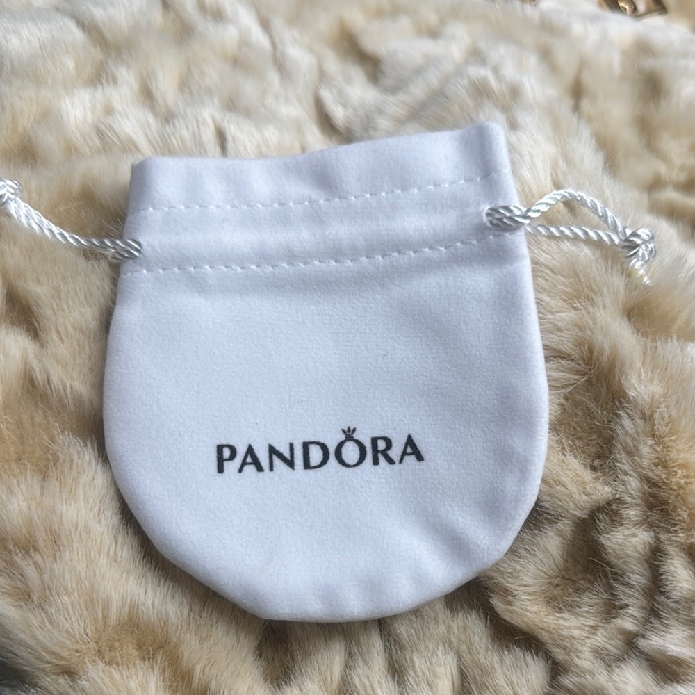Pandora White Drawstring Pouch Lot 18 pcs.